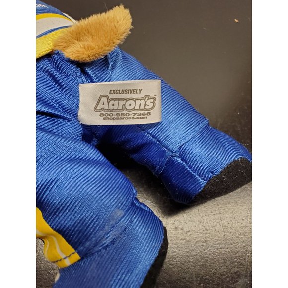 Aaron's Lucky Dog 10 Inch Plush in NASCAR uniform - Picture 7 of 8